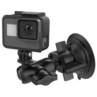 RAM Twist-Lock Zuignap Actiecamera Mount korte arm RAM-B-166-A-GOP1U foto 1