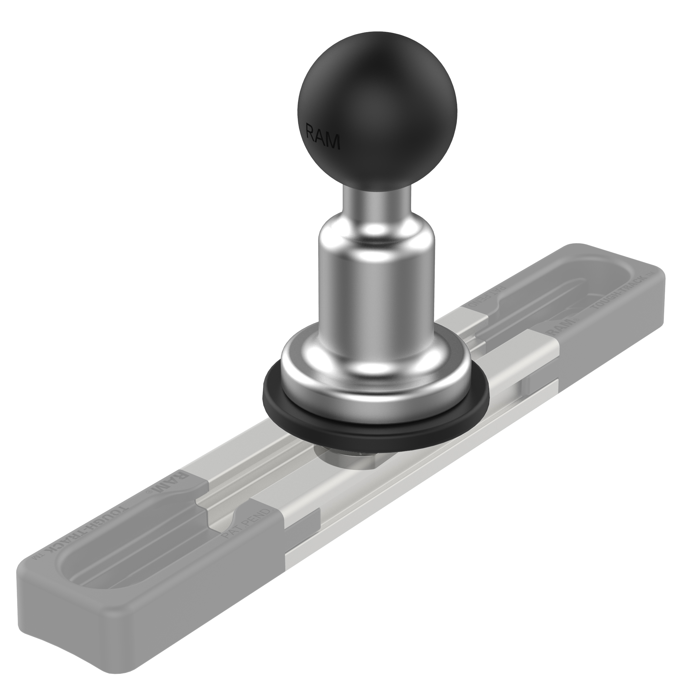 RAM® Aluminium Track Ball Base met T-Bolt — B-maat — RAM-B-463-TRA1U - Afbeelding 3