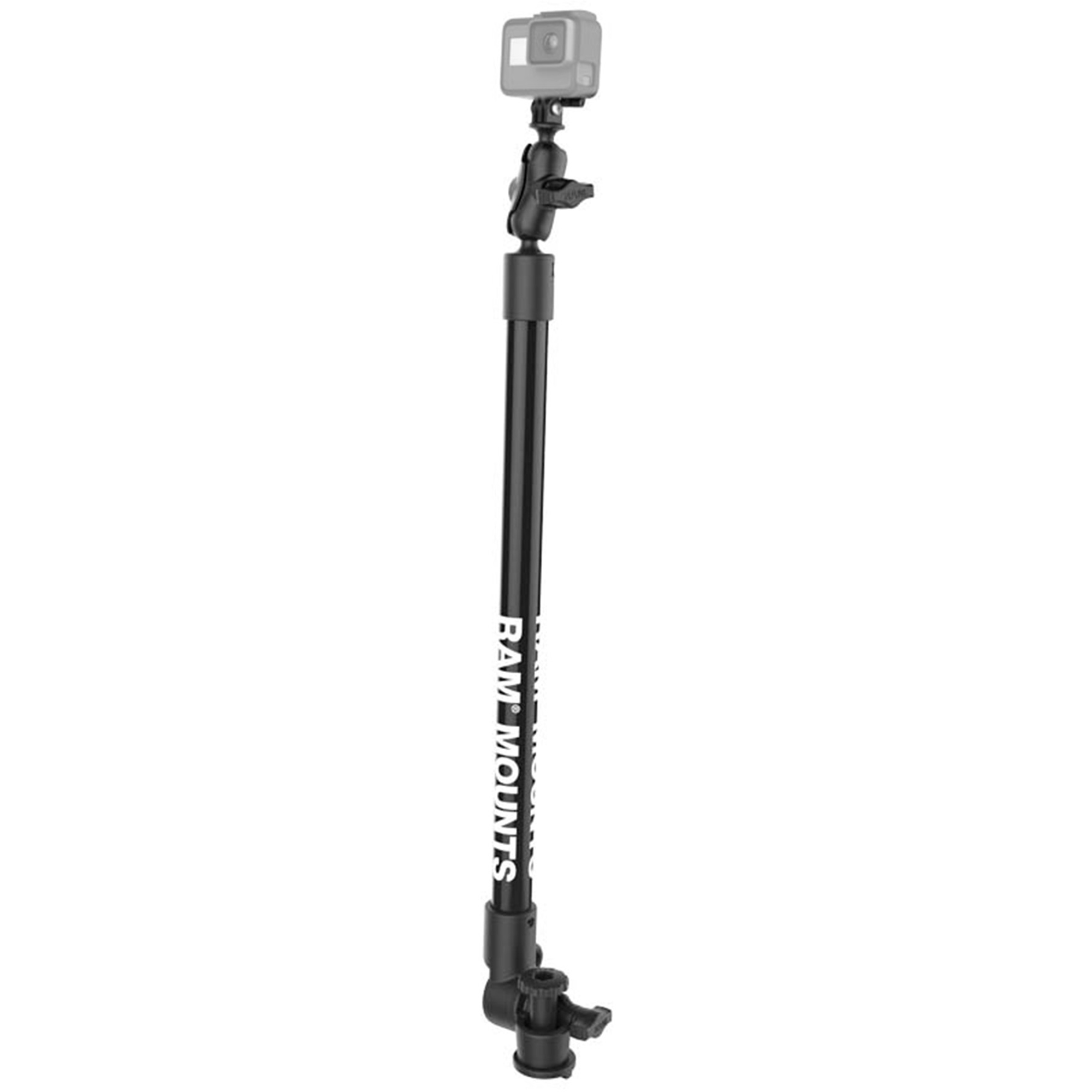 Support pour caméra d'action RAM® Tough-Pole™ avec mât de 18" et socle Track-Node — RAP-411-18-A-GOP1-1
