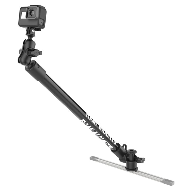 Support pour caméra d'action RAM® Tough-Pole™ avec mât de 18" et socle Track-Node — RAP-411-18-A-GOP1-1 - Image 2
