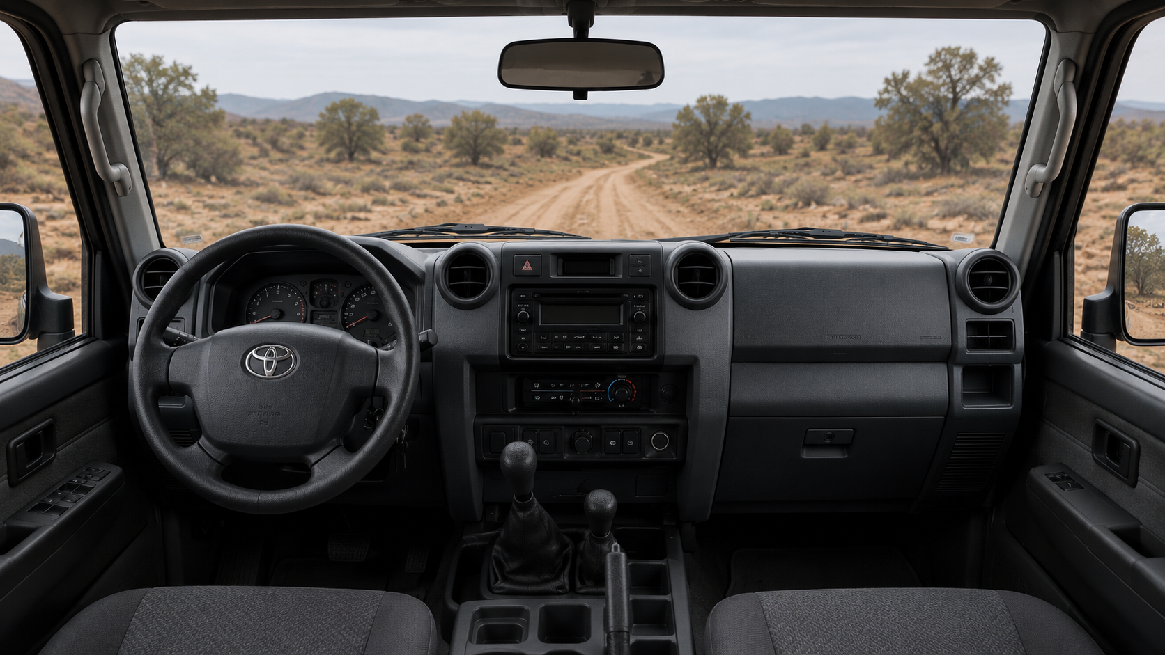 Posizioni di montaggio del cruscotto della Toyota Land Cruiser